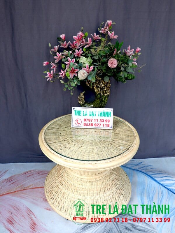 Bàn Ghế Mây Tre Đan Phòng Khách - BGMPK005